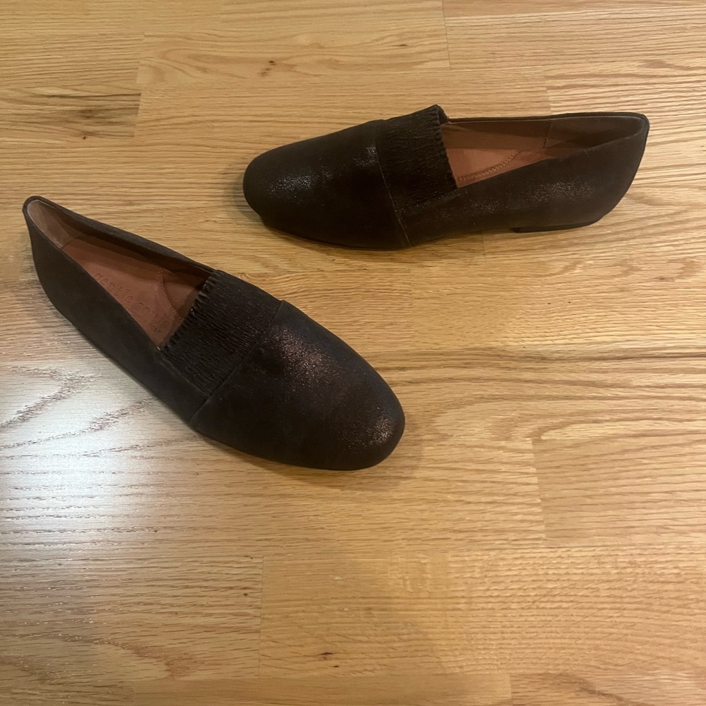 Gentle Souls Eugene Bronze Flats Loafers Sz 9.5 Never worn